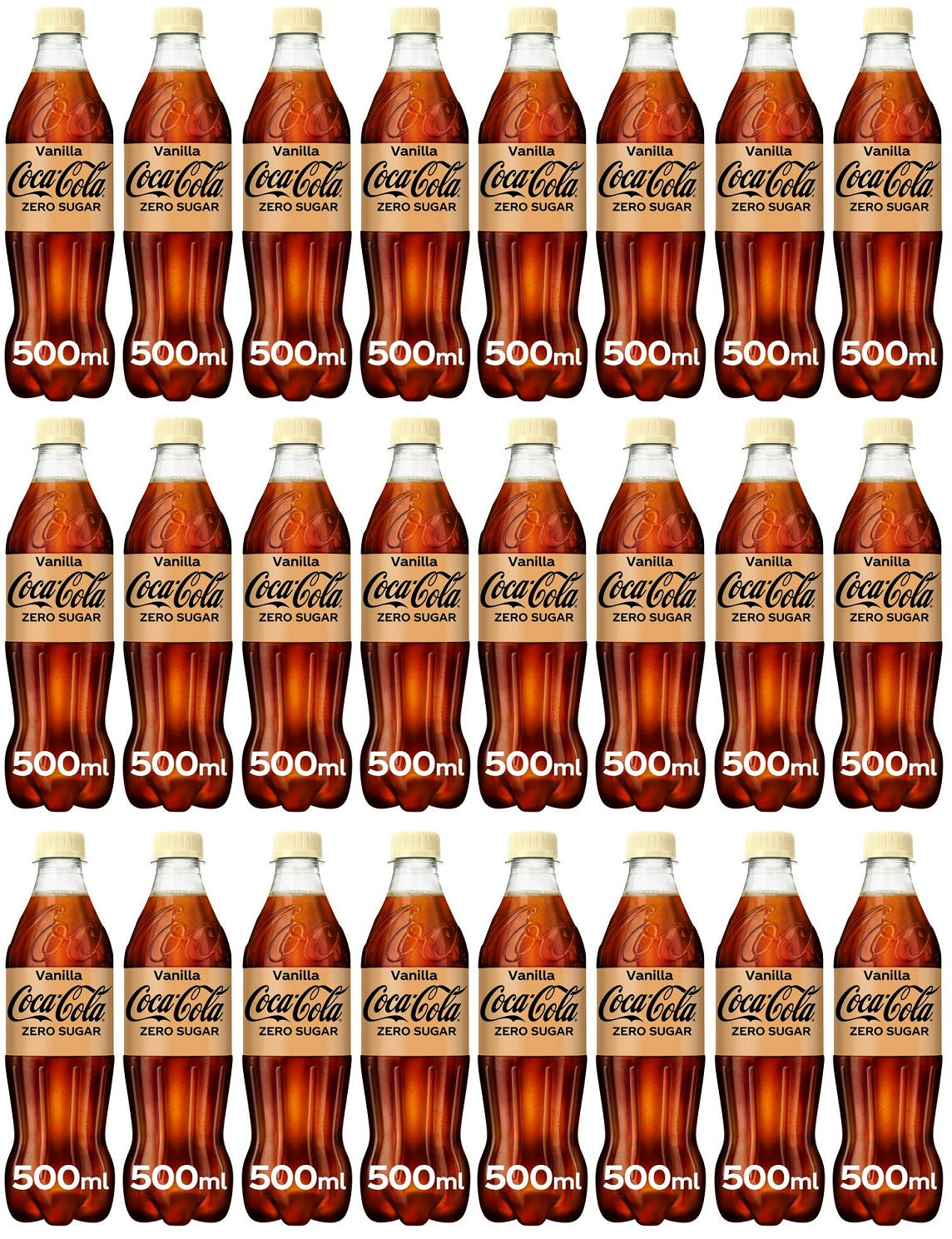 24 x Coca-Cola Zero Sugar Vanilla 500Ml