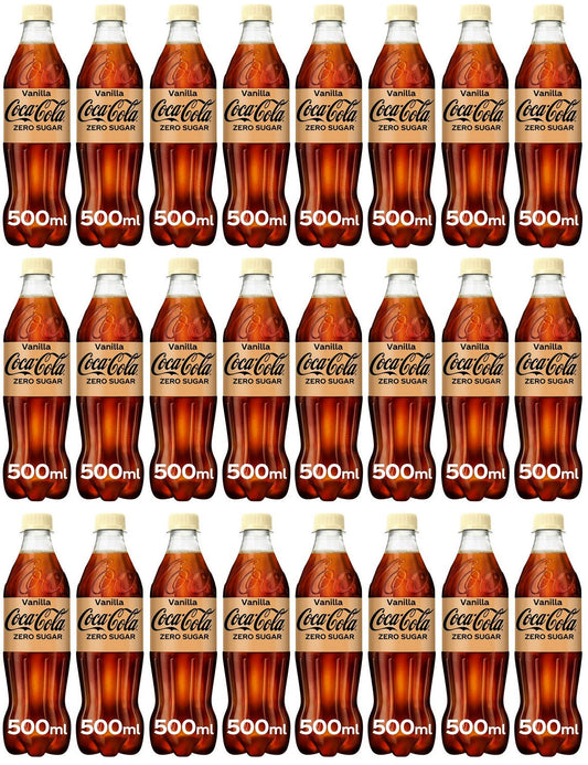 24 x Coca-Cola Zero Sugar Vanilla 500Ml