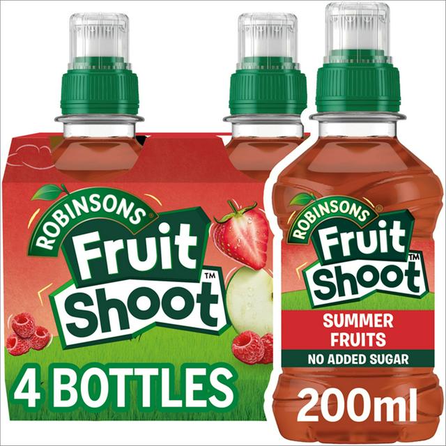 6 x Robinsons Fruit Shoot Summer Fruits&nbsp; No Added Sugar 4 x 200ml
