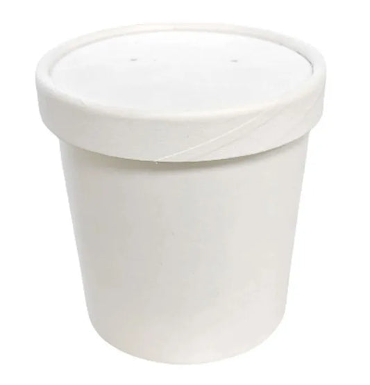 Lid Paper Con Soup 8/12Oz