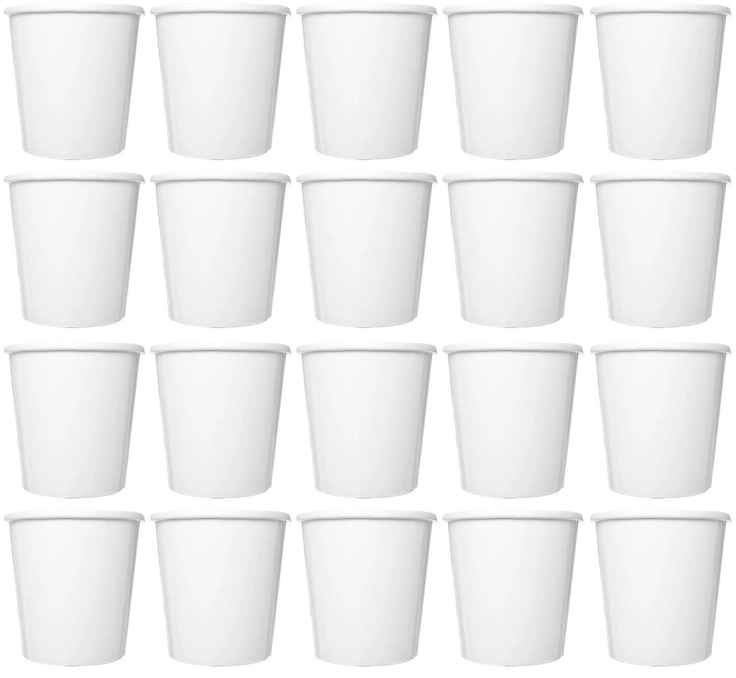 20 x Lid Paper Soup Cont 16Oz