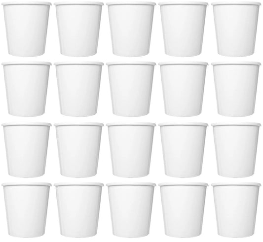 20 x Lid Paper Soup Cont 16Oz