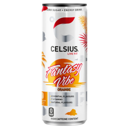 12 x Celsius Fantasy Vibe Energy Drink - 355ML