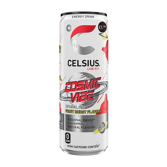 12 x Celsius Cosmic Vibe Energy Drink - 355ML