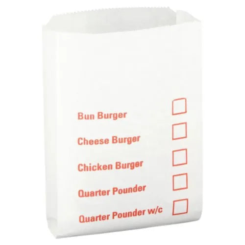 Bag Burger With Tick 1000Pk