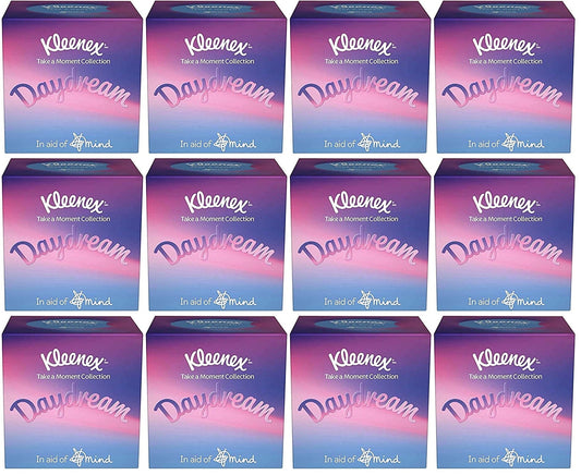 12 x Kleenex Supporting Mind - Single Cube Tissue Box