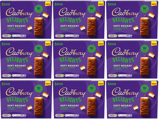 9 x Cadbury Delights Hazelnut 5Pk - 110GM