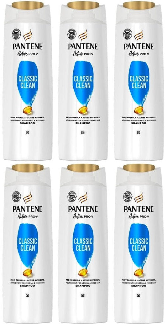 6 x Pantene Classic Shampoo 400Ml