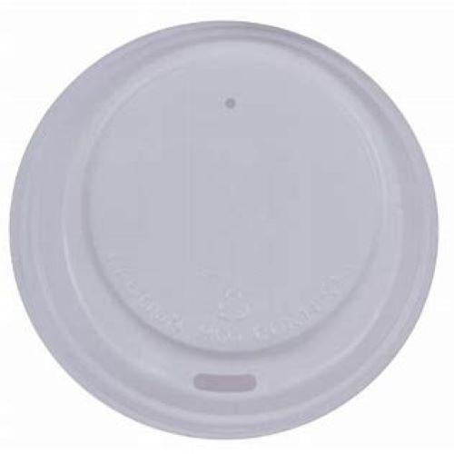 10 x Hot Cup Lid White 90Mm 12/16Oz 100pk