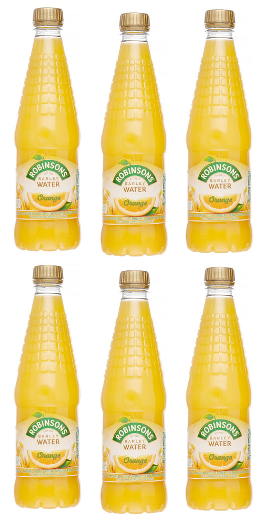 6 x Robinsons Orange Barley 850Ml