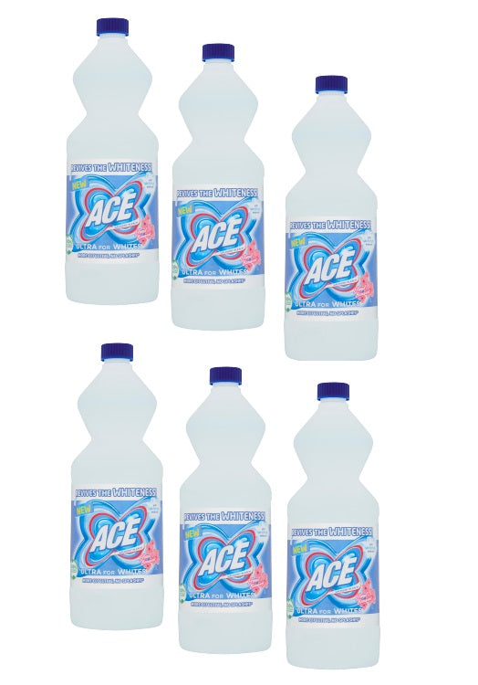 6 x Ace Ultra Whites - 1 Litre