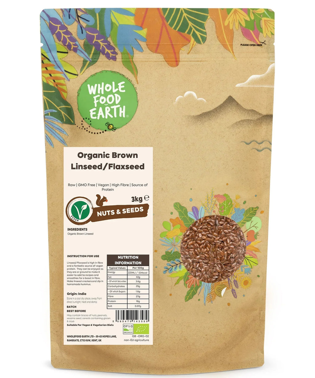 Organic Brown Linseed/Flaxseed