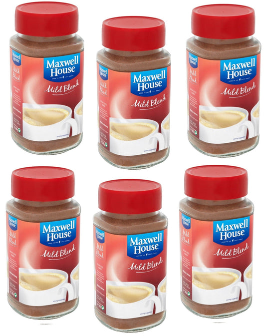 6 x Maxwell House Coffee Powder Mild - 200G
