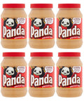 6 x Panda American Style Crunchy Peanut Butter 510G