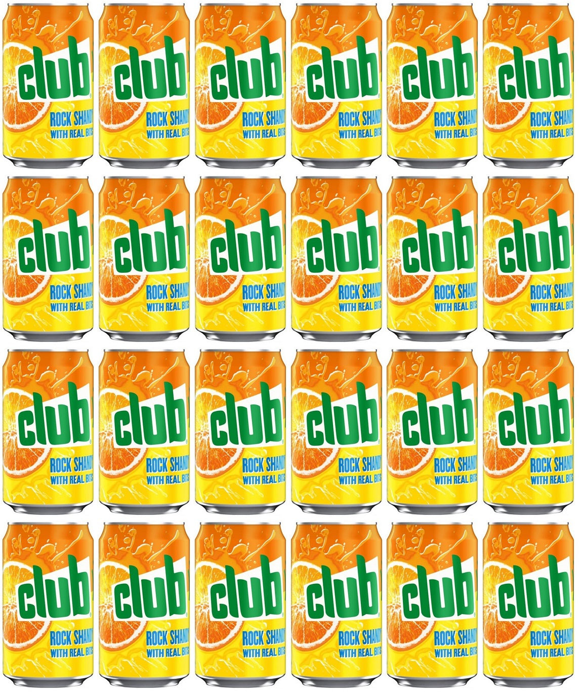 24 x Club Rock Shandy With Real Bits 330Ml