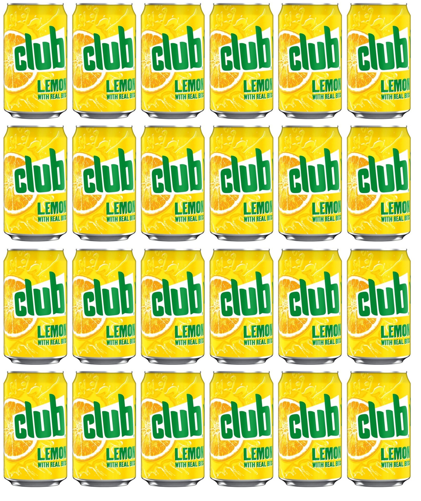 24 x Club Lemon With Real Bits 330Ml