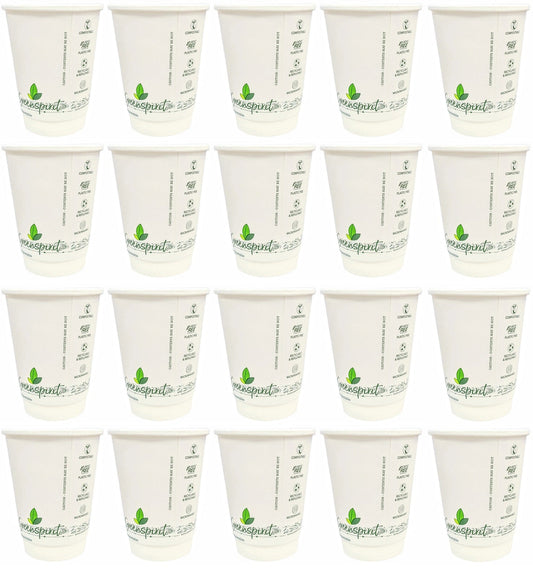 20 x 16Oz Gs Double Wall Cup Plastic Free  25X20