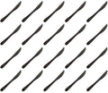 20 x Cutlery Reusable Hd Pp Knife Black