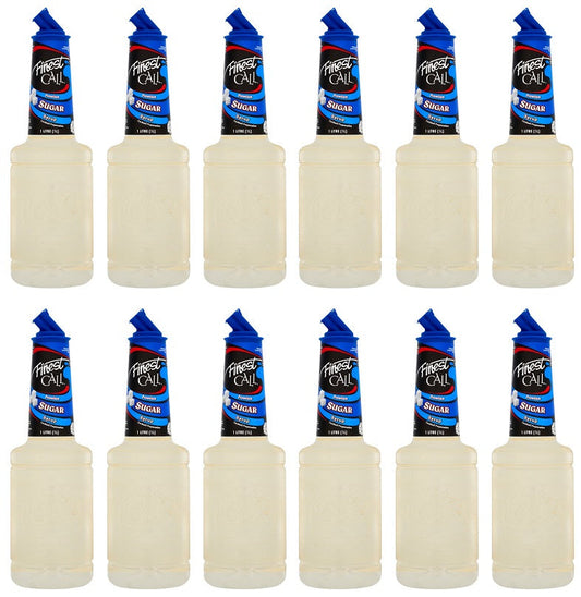 12 x Finest Call Premium Sugar Syrup 1 Litre