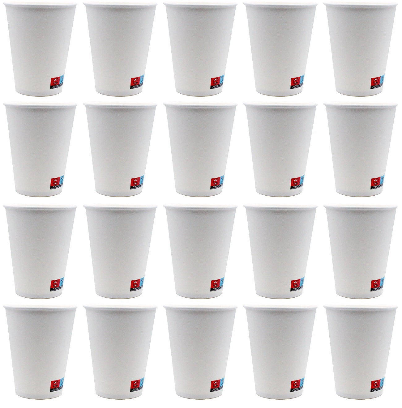 20 x 12 Oz Single Wall White  Hot Cup 50 X 20