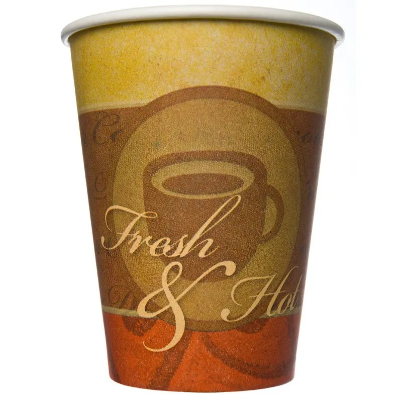 8Oz Fresh And Hot Pe Single Wall Cup