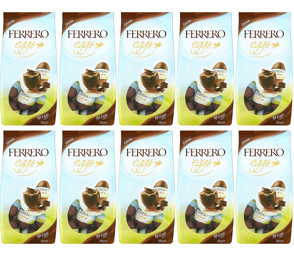 10 x Ferrero Collection Crispy Eggs Cocoa (10 Eggs) - 100G