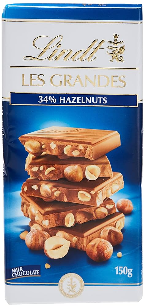 13 x Lindt Les Grandes Hazelnut Milk - 150GM