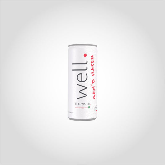 20 x Well Canned Water Still 330 ML
