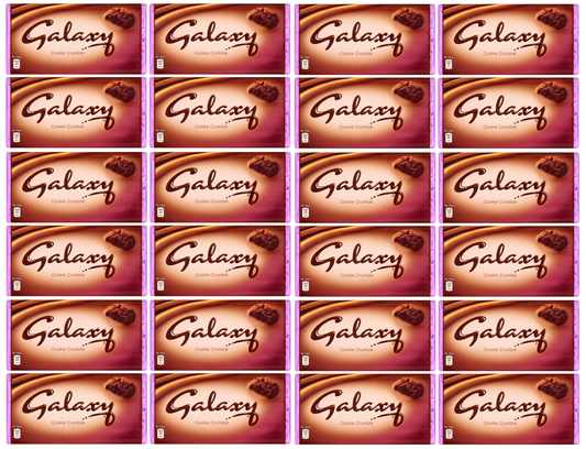 24 x Galaxy Cookie Crumble Chocolate Bar 114g