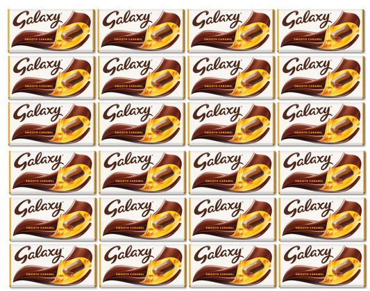 24 x Galaxy Caramel Chocolate Bar 135G