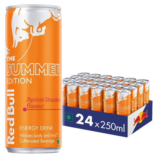 24 x Red Bull Edition, Energy Drink, Apricot Strawberry 250Ml