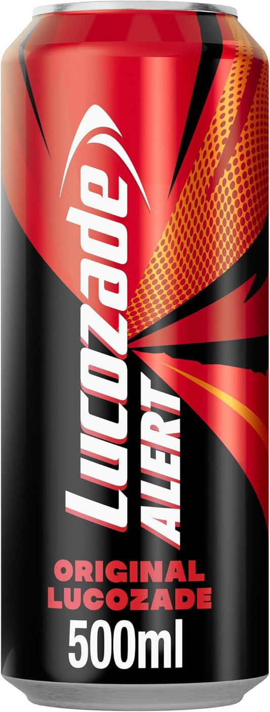 12 x Lucozade Alert Original Can - 500ML