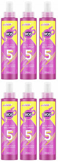 6 x V05 Gel Spray Mega Hold - 200ML