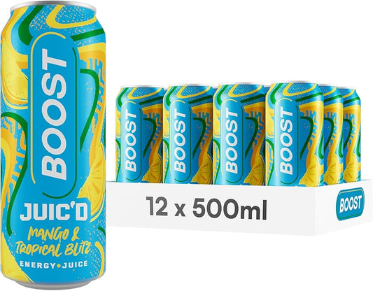 12 x Boost Juic'd Mango & Tropical Blitz - 500ML
