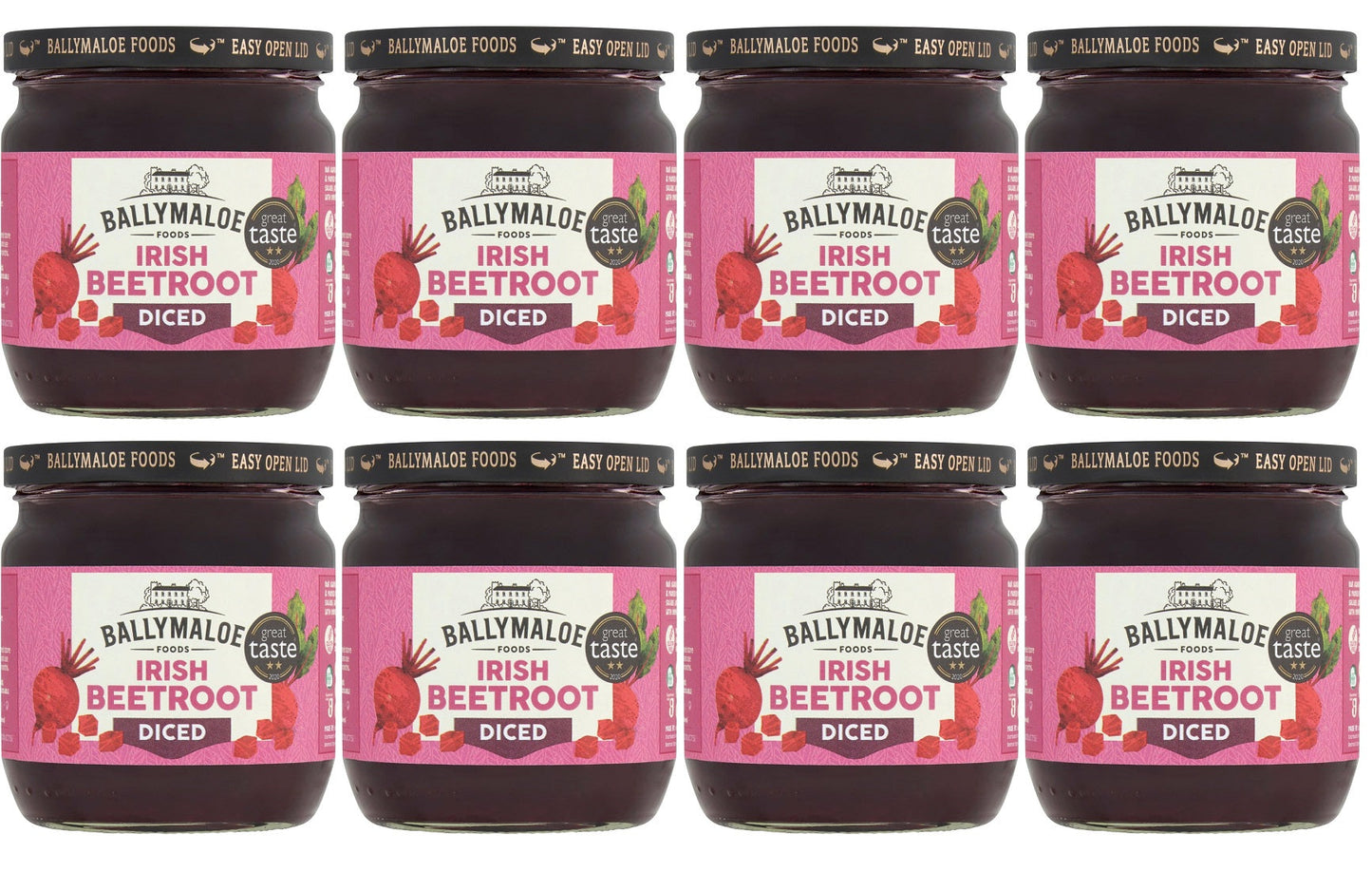 8 x Ballymaloe Foods Irish Beetroot Diced 415G