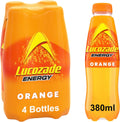 6 x Lucozade Energy Drink Orange 4 X 380Ml