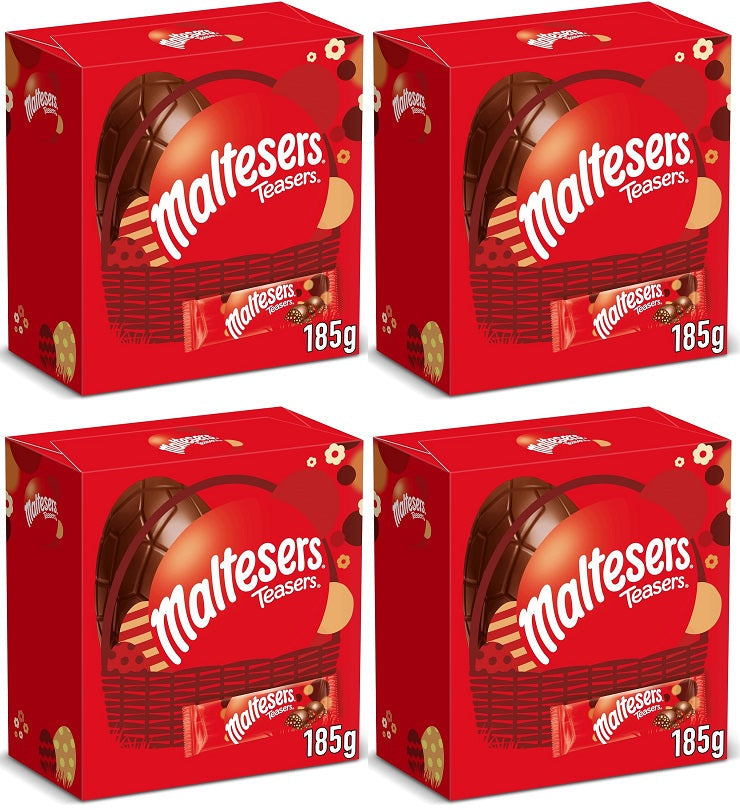4 x Maltesers Teasers Milk Chocolate Large Easter Egg - 185GM