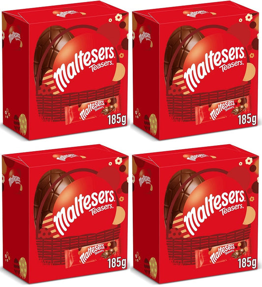 4 x Maltesers Teasers Milk Chocolate Large Easter Egg - 185GM