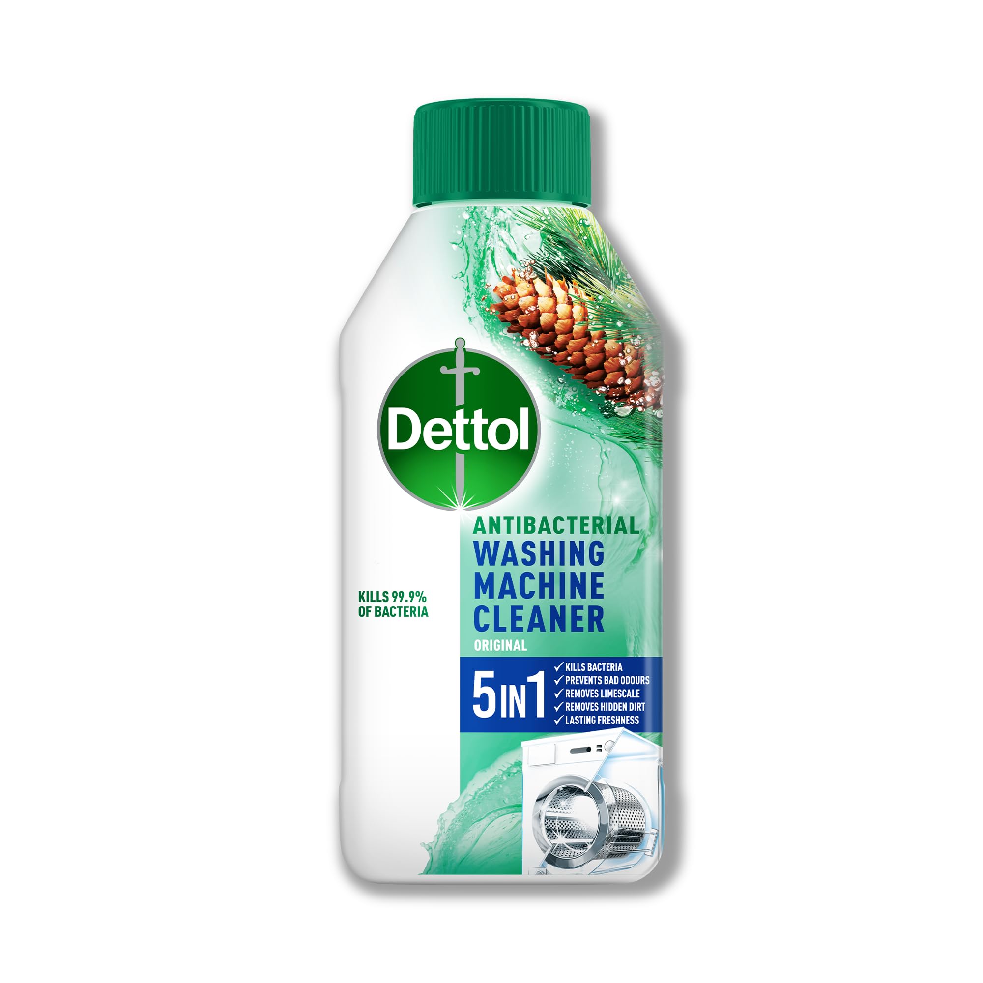 6 x Dettol Washing Machine Cleaner Spring  - 250ML