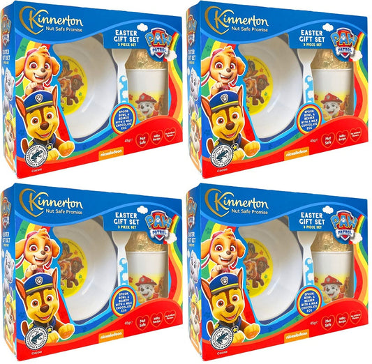 4 x Kinnerton Paw Patrol Meal Set Easter Egg Gift Set - 45GM