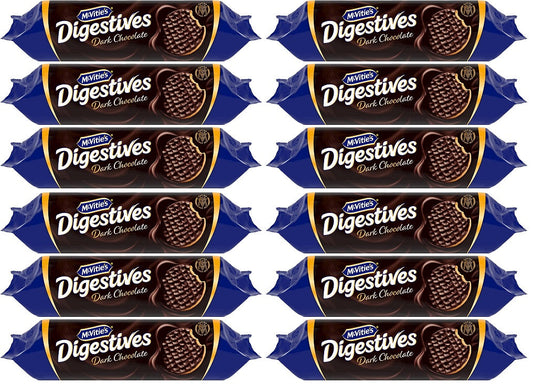 12 x Mcvitie's Dark Chocolate Digestive Biscuits 400G