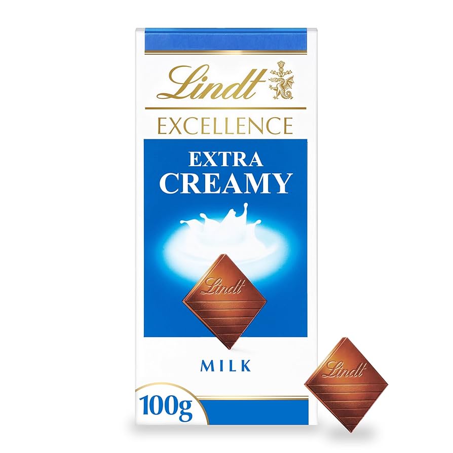 8 x Lindt Excellence Extra Creamy - 100GM