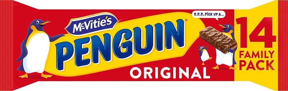 18 x Mcvitie's Penguin Milk Twin 14pk - 344GM