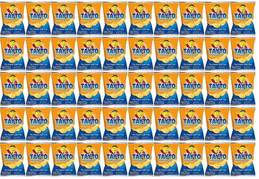 50 x Tayto Smokey Bacon Flavour Potato Crisps 37G