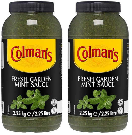 2 x Colman's Fresh Garden Mint Sauce 2.25L