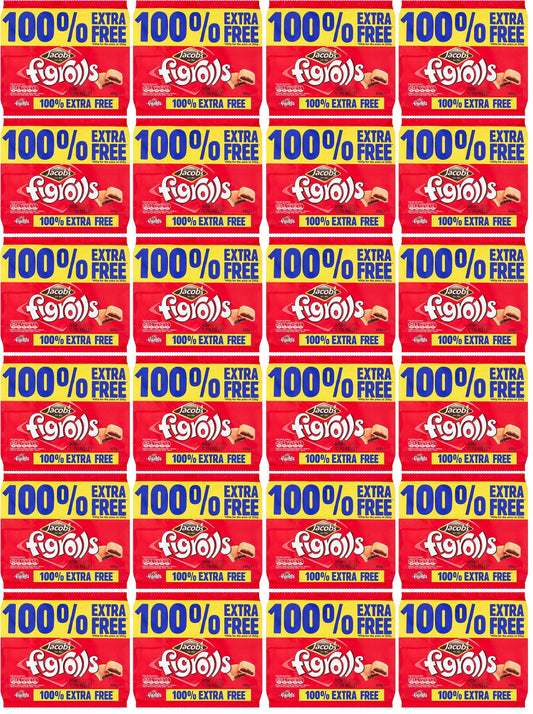 24 x Jacob's Figrolls 400G 100% Extra Free