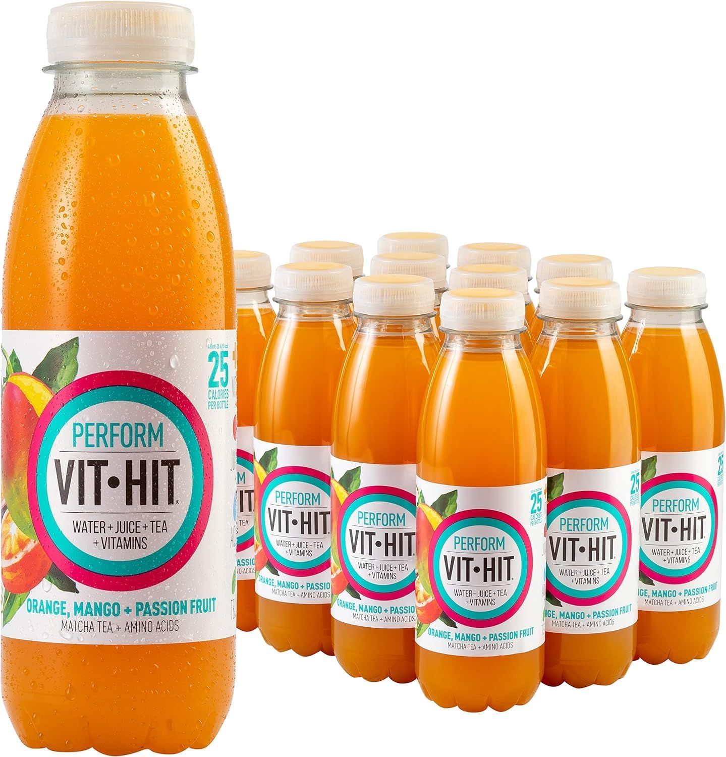 12 x Vit Hit Perform Orange Mango + Passion Fruit 500Ml