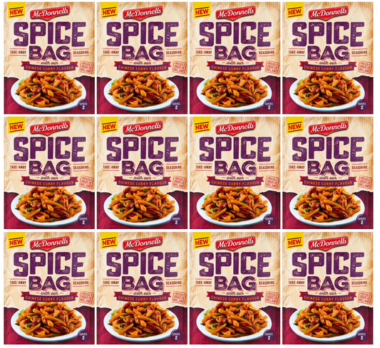 12 x Mcdonnells Spice Bag Chinese Curry Flavour Seasoning Mix 40G