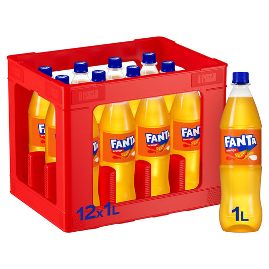 12 x Fanta Orange 1L