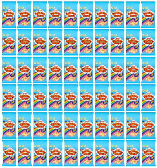 60 x Swizzels Rainbow Drops Small Pack 10g